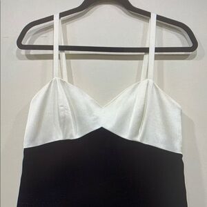 Liz Claiborne Black and White Maxi Dress